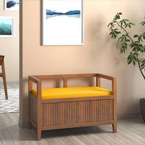 Storage Chests Design Rhodes Solid Wood Entryway Storage Bench (Amber Walnut Finish)