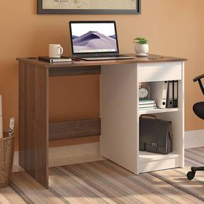 Affordable Study Table By Simplywud Design Taylor Engineered Wood Study Table in Classic Walnut Finish