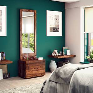 Dresser Core Sw Design Zephyr Solid Wood Dressing Table in Teak Finish