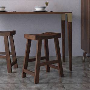 Bar Stools Design Tillman Solid Wood Bar Stool in Mango Walnut