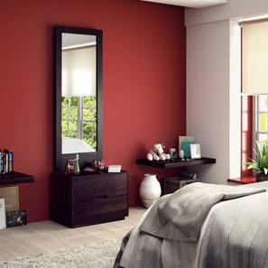 Dresser Core Sw Design Zephyr Solid Wood Dressing Table in Mahogany Finish