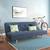 Zehnloch sofa cum bed midnight indigo blue lp