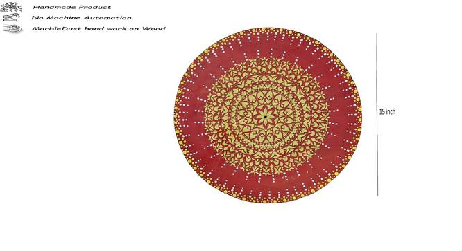 adams Wall art (Red) by Urban Ladder - Front View Design 1 - 921709