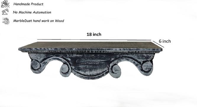 leto  Wall Shelves (Grey) by Urban Ladder - Front View Design 1 - 921719
