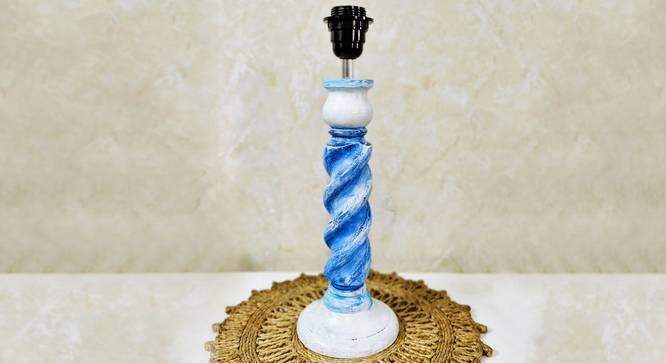 asaga Table Lamp (Blue) by Urban Ladder - Front View Design 1 - 921775