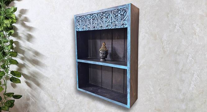 azov  Wall Shelves (Blue) by Urban Ladder - Cross View Design 1 - 921815