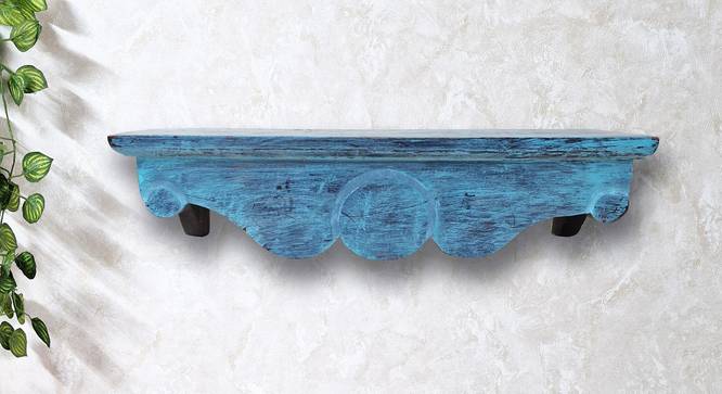 alberto  Wall Shelves (Blue) by Urban Ladder - Front View Design 1 - 921817