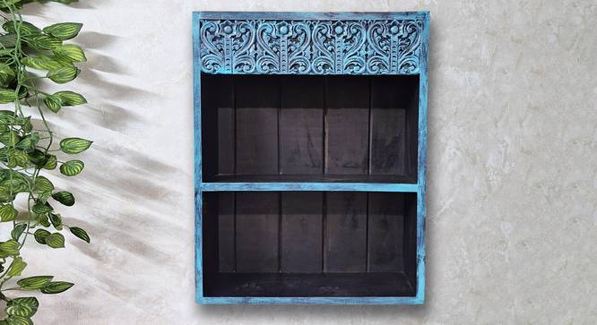 azov  Wall Shelves (Blue) by Urban Ladder - Front View Design 1 - 921818