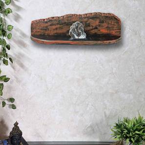 Red Solid Wood Wall Shelf-image-13
