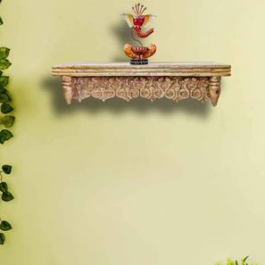 disoo fashions Brown Solid Wood Wall Shelf-picture-12