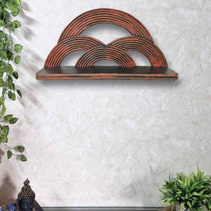Wall Shelves In Kochi Design Red Solid Wood Wall Shelf
