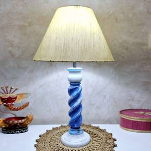 Table Lamps In Gurgaon Design marari Table Lamp (Blue)