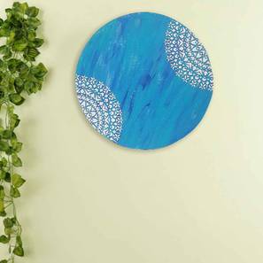 Blue Engineered Wood Wall Art-image-14