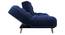 Bonnes 3 Seater Sofa Cum Bed in Grey  Color (Blue) by Urban Ladder - - 