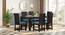Brighton Diego 6 Seater Dining Set (Mahogany Finish, Camilla Blue) by Urban Ladder - Design 1 - 