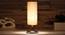 Grey cotton table lamp with Steel Base -45 (Grey) by Urban Ladder - - 