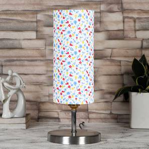 Multicolor cotton table lamp with Steel Base -55-image-42