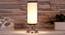 white & black cotton table lamp with Steel Base -46 (White) by Urban Ladder - - 