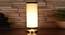 white & black cotton table lamp with Steel Base -7 (Multi) by Urban Ladder - - 