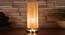 Round Cylindrical Bamboo Table Lamp with Steel Base (Beige) by Urban Ladder - - 