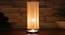 Round Cylindrical Bamboo Table Lamp with Steel Base (Beige) by Urban Ladder - - 