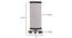white & black cotton table lamp with Steel Base -7 (Multi) by Urban Ladder - - 