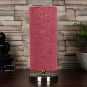 Pink Jute table lamp with Steel Base -10-image-10