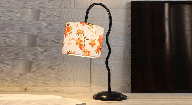 Multi cotton Zig Zag Curvy  table lamp with Iron Base (SP36) (Multi) by Urban Ladder - - 