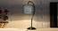 Turquoise Blue Jute Curvy Table Lamp with Iron base(SP44) (Blue) by Urban Ladder - - 