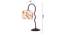 Multi cotton Zig Zag Curvy  table lamp with Iron Base (SP36) (Multi) by Urban Ladder - - 