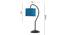 Turquoise Blue Jute Curvy Table Lamp with Iron base(SP44) (Blue) by Urban Ladder - - 