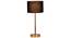 Black cotton with  Metal Gold  Table Lamp (Black) by Urban Ladder - - 