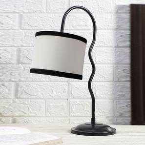 Table Lamps Design Multi cotton Zig Zag Curvy  table lamp with Iron Base (SP29) (Grey)