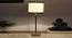 White & Black cotton with  Metal Gold  Table Lamp (Grey) by Urban Ladder - - 