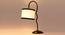 Multi cotton Zig Zag Curvy  table lamp with Iron Base (SP29) (Grey) by Urban Ladder - - 