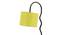 Yellow Jute  Zig Zag Curvy  table lamp with Iron Base (SP43) (Yellow) by Urban Ladder - - 