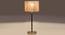 Bamboo Shade with  Metal Gold  Table Lamp (Beige) by Urban Ladder - - 