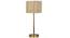 Bamboo Shade with  Metal Gold  Table Lamp (Beige) by Urban Ladder - - 