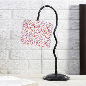 devansh Multi cotton Zig Zag Curvy table lamp with Iron Base-picture-17