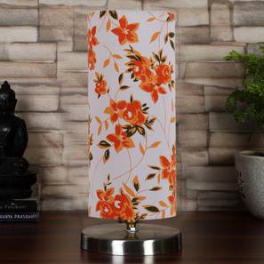 devansh Multicolor cotton table lamp with Steel Base -14-picture-13