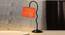 Orange Jute  Zig Zag Curvy  table lamp with Iron Base(SP41) (Orange) by Urban Ladder - - 