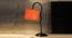 Orange Jute  Zig Zag Curvy  table lamp with Iron Base(SP41) (Orange) by Urban Ladder - - 