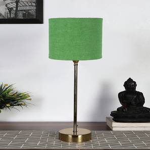 Table Lamps Design Green Jute  with  Metal Gold  Table Lamp (Green)