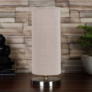 White Jute table lamp with Steel Base -9-image-17