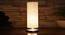 White Jute table lamp with Steel Base -9 (White) by Urban Ladder - - 
