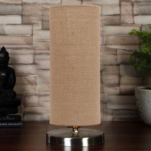 Beige Jute table lamp with Steel Base -8-image-39