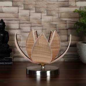 Rose Bamboo Table Lamp With Steel Base-image-14