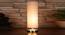 Grey cotton table lamp with Steel Base -6 (Grey) by Urban Ladder - - 