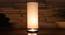 Grey cotton table lamp with Steel Base -6 (Grey) by Urban Ladder - - 