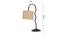 Beige Jute  Zig Zag Curvy  table lamp with Iron Base (SP30) (Beige) by Urban Ladder - - 